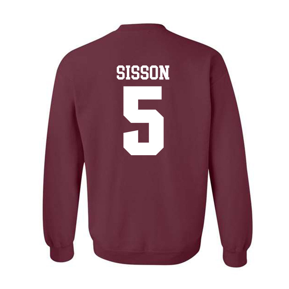 SIU Carbondale - NCAA Football : Blayne Sisson - Classic Shersey Crewneck Sweatshirt-1