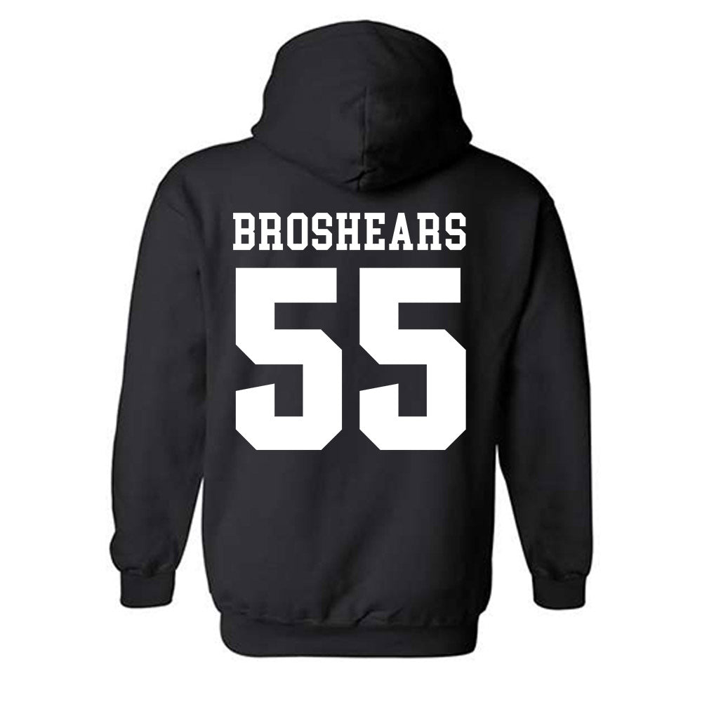 SIU Carbondale - NCAA Football : Alex Broshears - Classic Shersey Hooded Sweatshirt-1