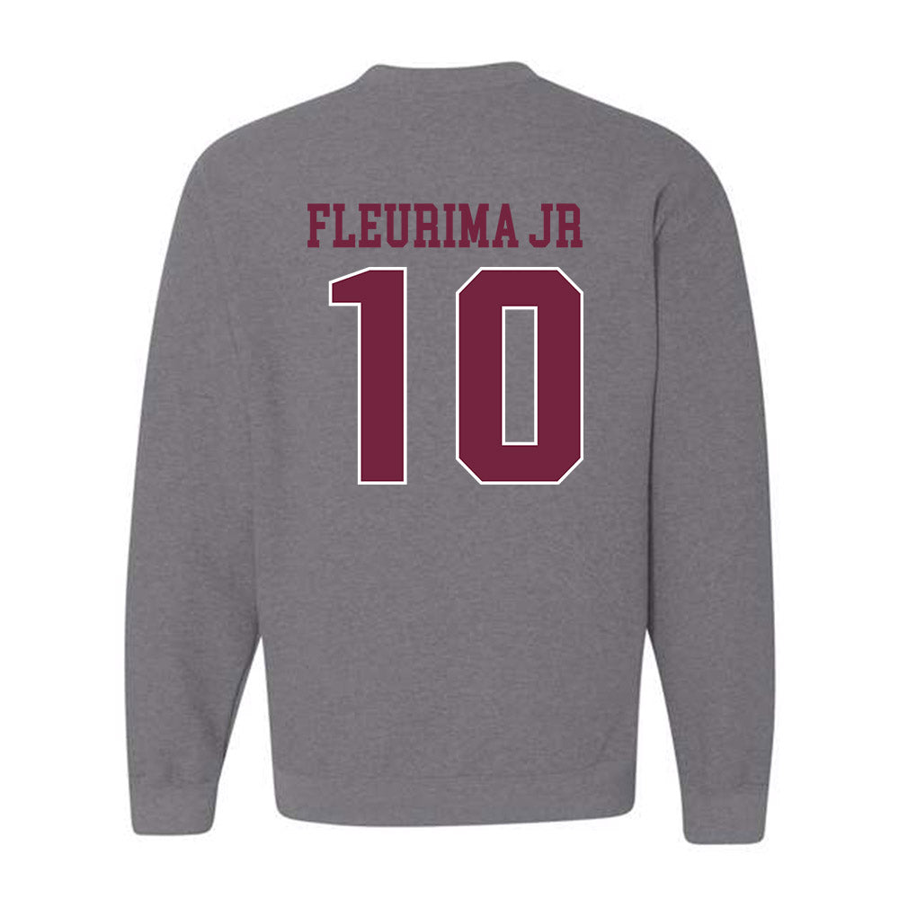 SIU Carbondale - NCAA Football : Bernadin Fleurima Jr - Classic Shersey Crewneck Sweatshirt-1