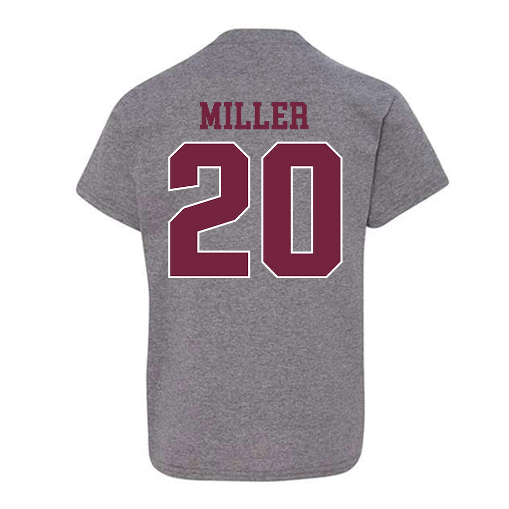 SIU Carbondale - NCAA Baseball : Charlie Miller - Classic Shersey Youth T-Shirt-1