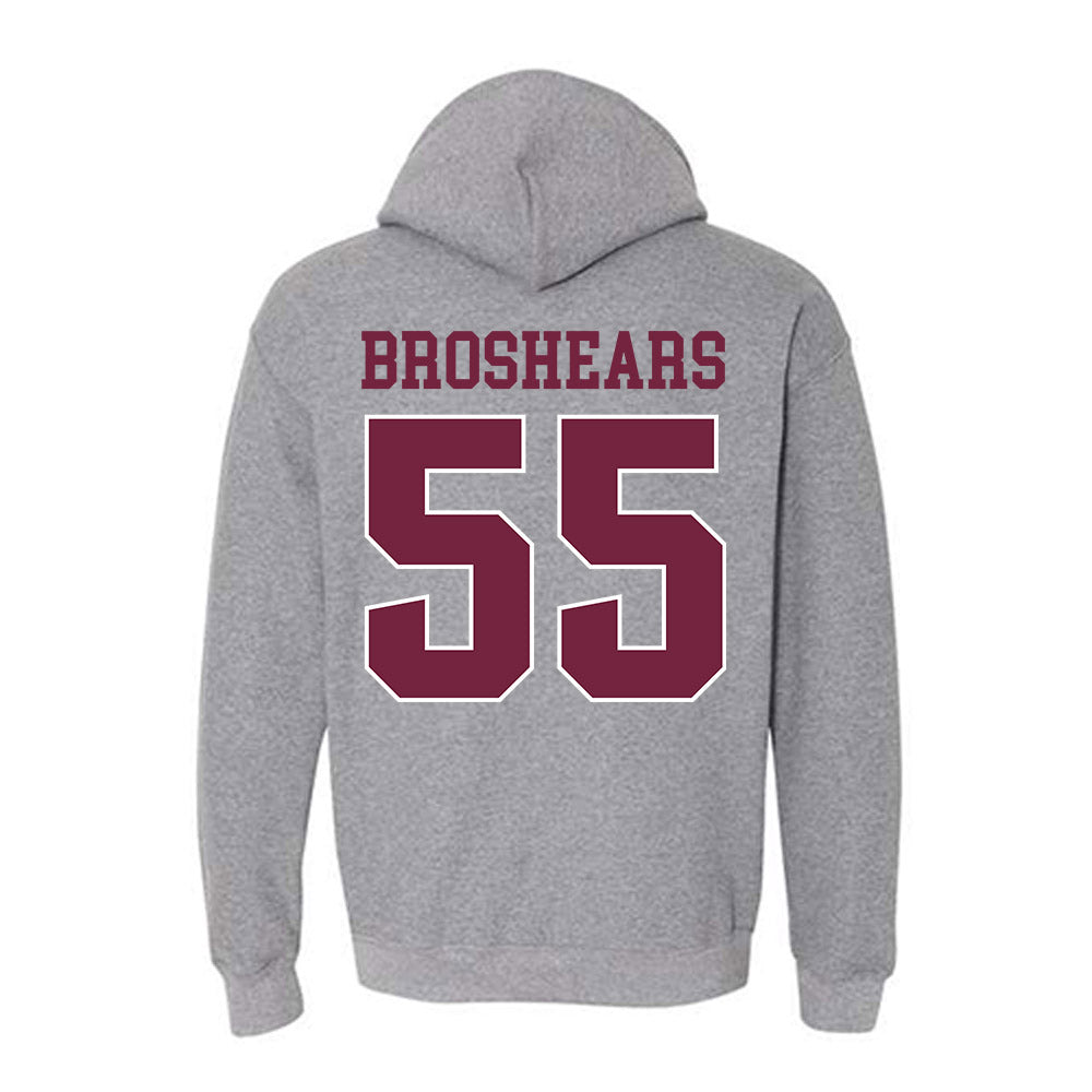SIU Carbondale - NCAA Football : Alex Broshears - Classic Shersey Hooded Sweatshirt-1