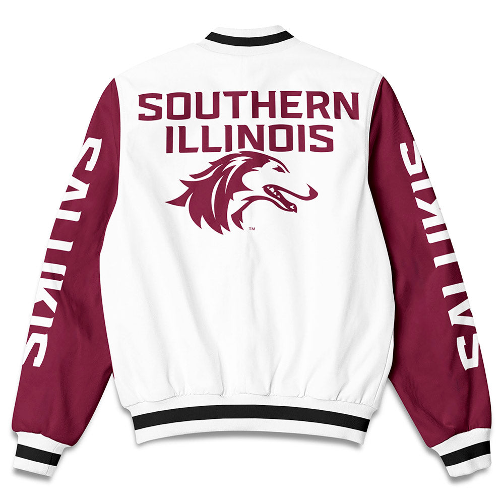 SIU Carbondale - NCAA Football : Liam Carney - Bomber Jacket-1