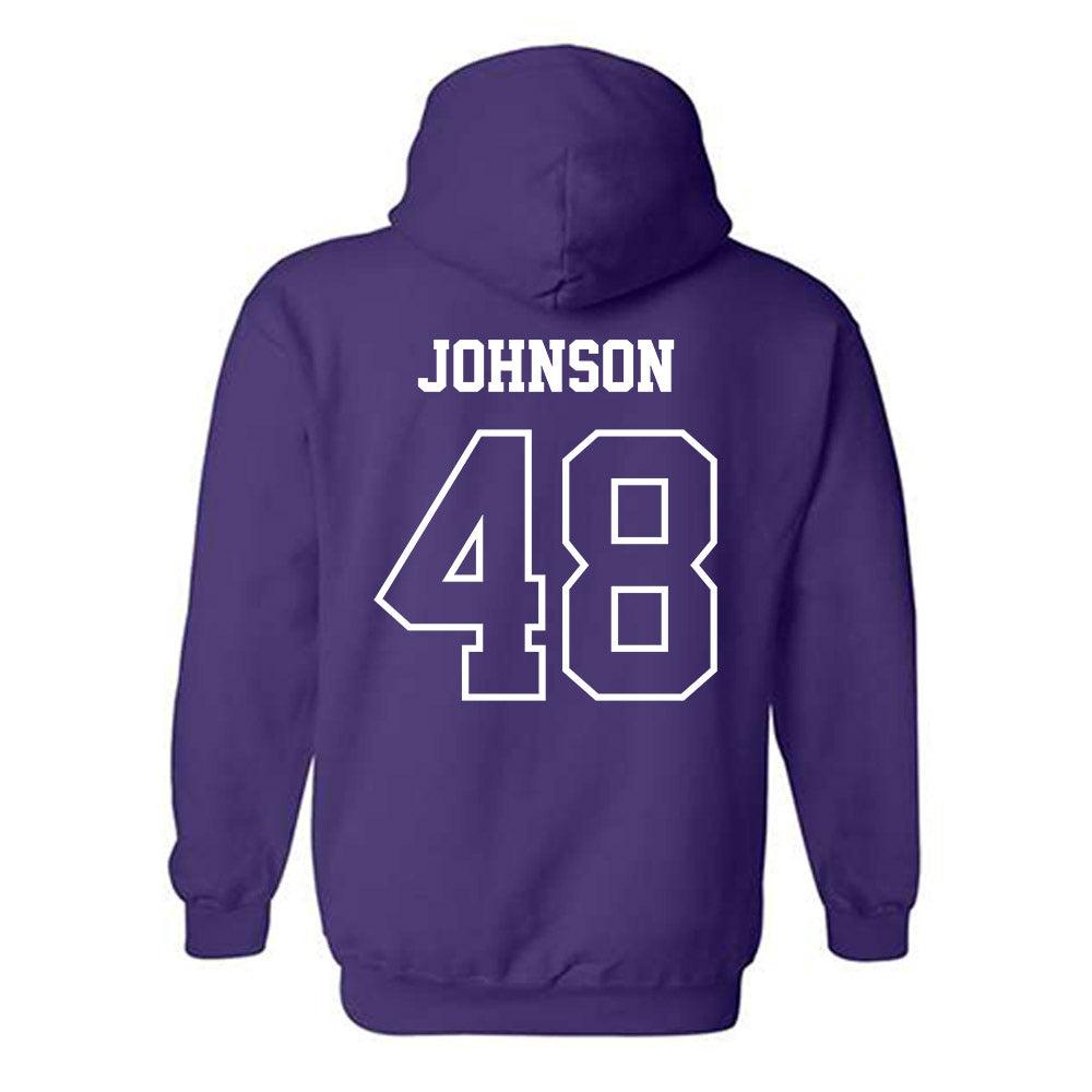 SFA - NCAA Football : Broderick Johnson - Classic Shersey Hooded Sweatshirt-1