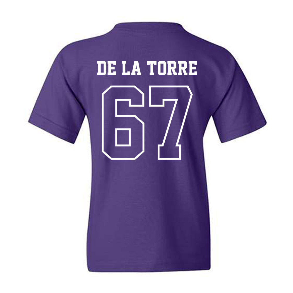 SFA - NCAA Football : Kolt De La Torre - Classic Shersey Youth T-Shirt-1