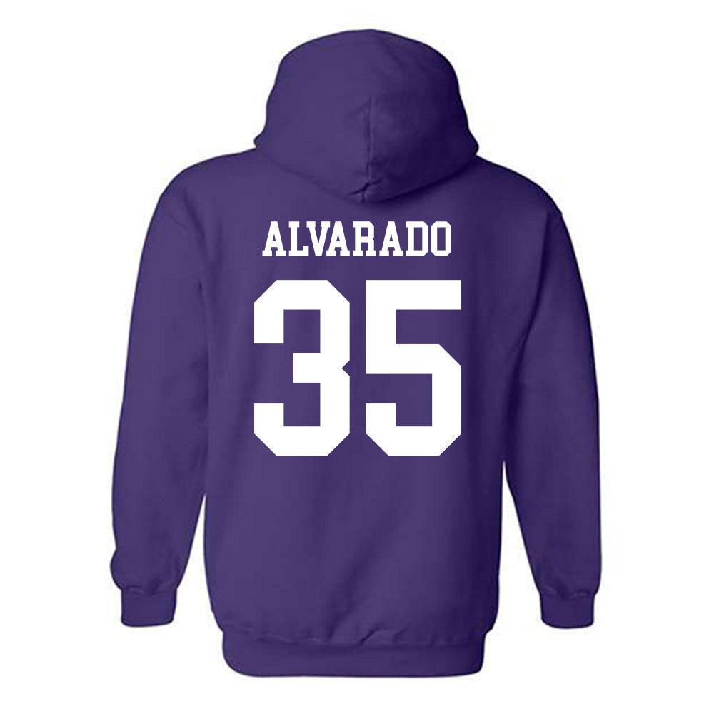 SFA - NCAA Football : Carlos Alvarado - Classic Shersey Hooded Sweatshirt-1