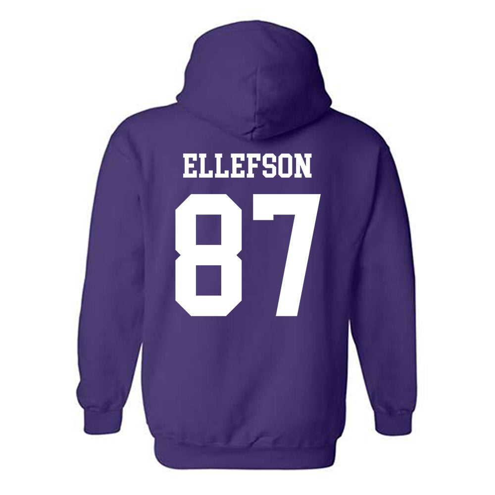 SFA - NCAA Football : Riley Ellefson - Classic Shersey Hooded Sweatshirt-1