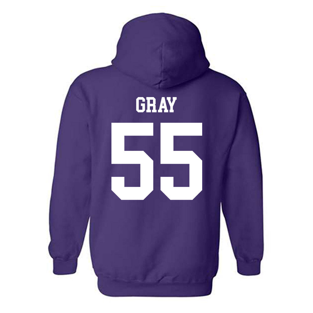 SFA - NCAA Football : Erik Gray - Classic Shersey Hooded Sweatshirt-1
