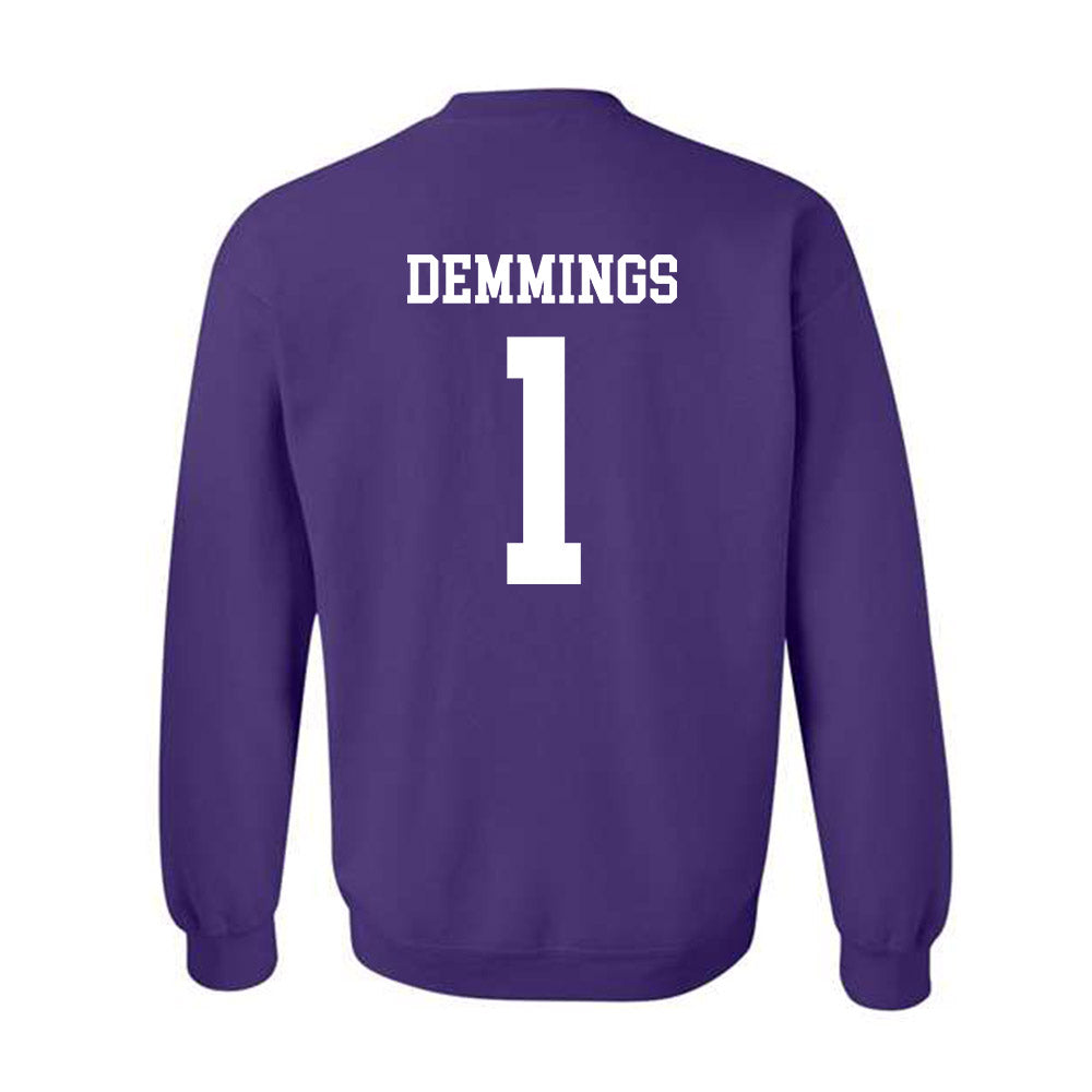 SFA - NCAA Football : Charles Demmings - Classic Shersey Crewneck Sweatshirt-1