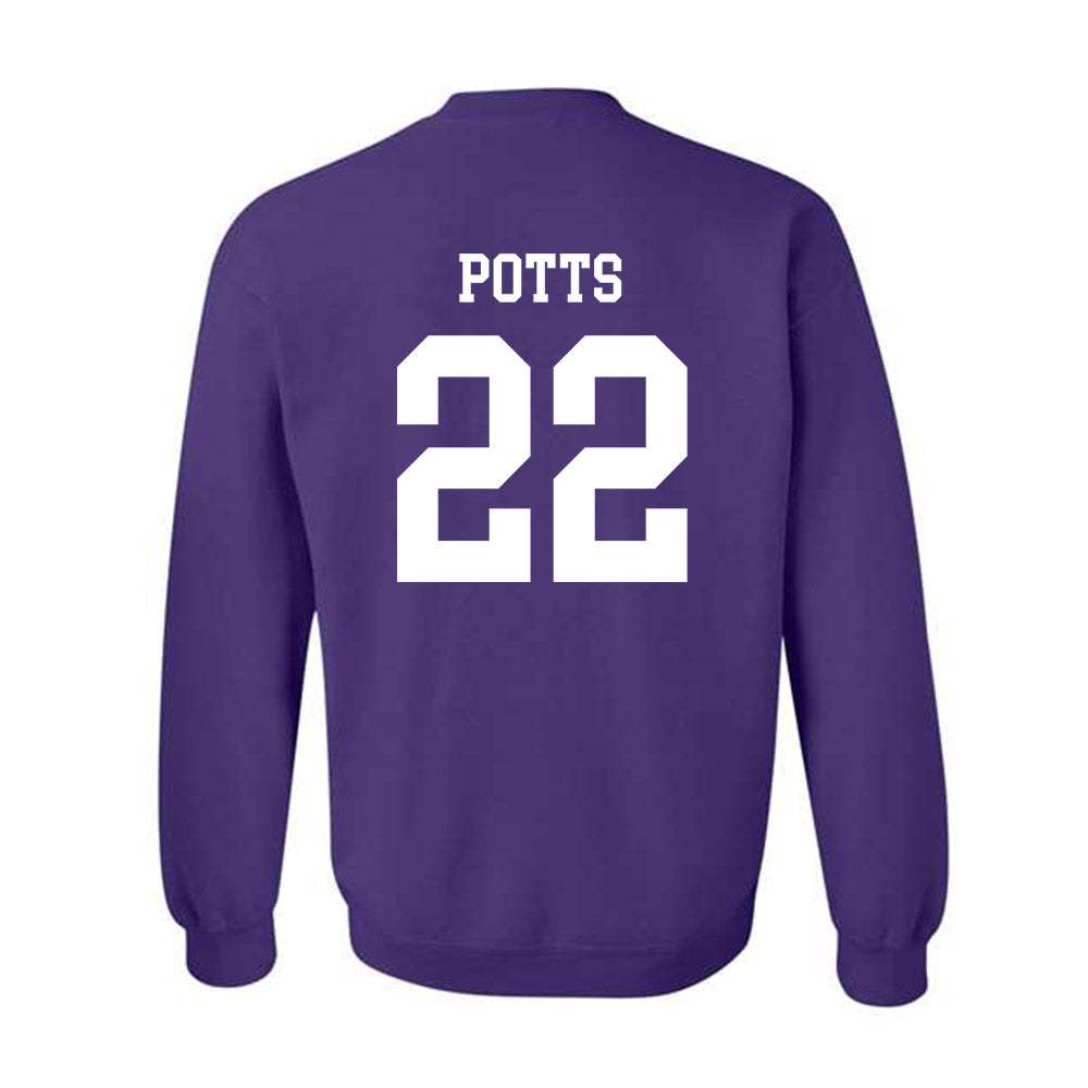 SFA - NCAA Football : Xavier Potts - Classic Shersey Crewneck Sweatshirt-1