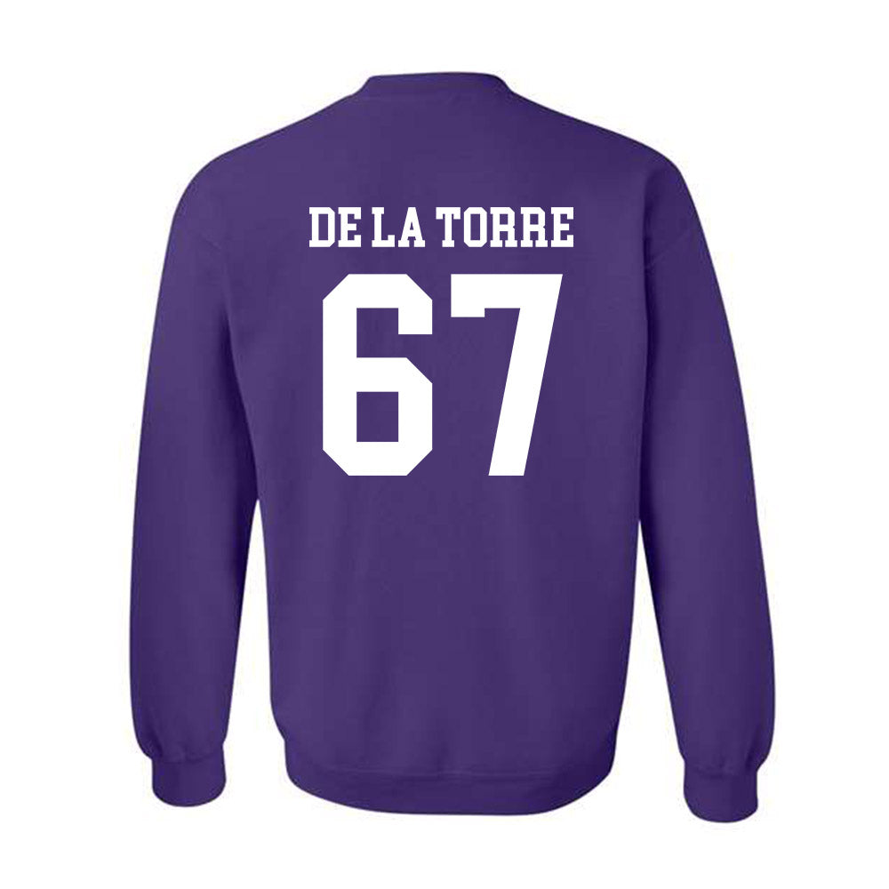 SFA - NCAA Football : Kolt De La Torre - Classic Shersey Crewneck Sweatshirt-1