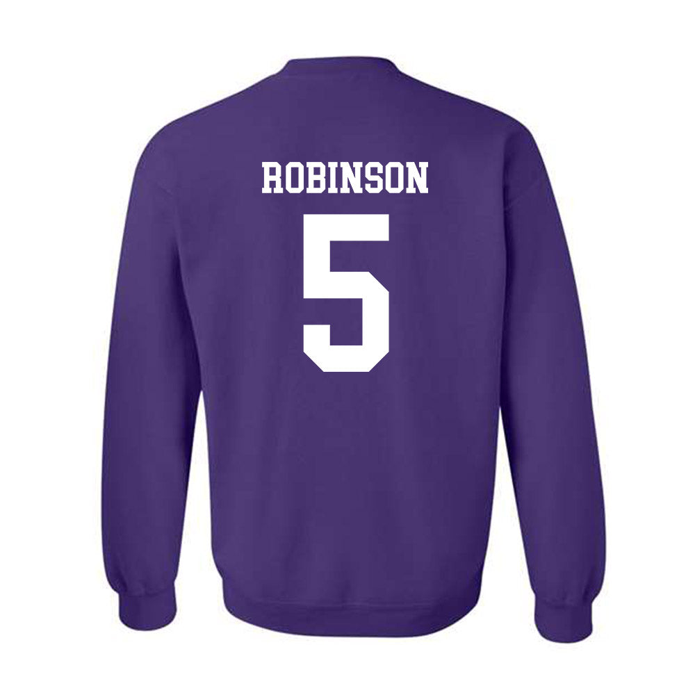 SFA - NCAA Women's Soccer : Rachel Robinson - Classic Shersey Crewneck Sweatshirt-1