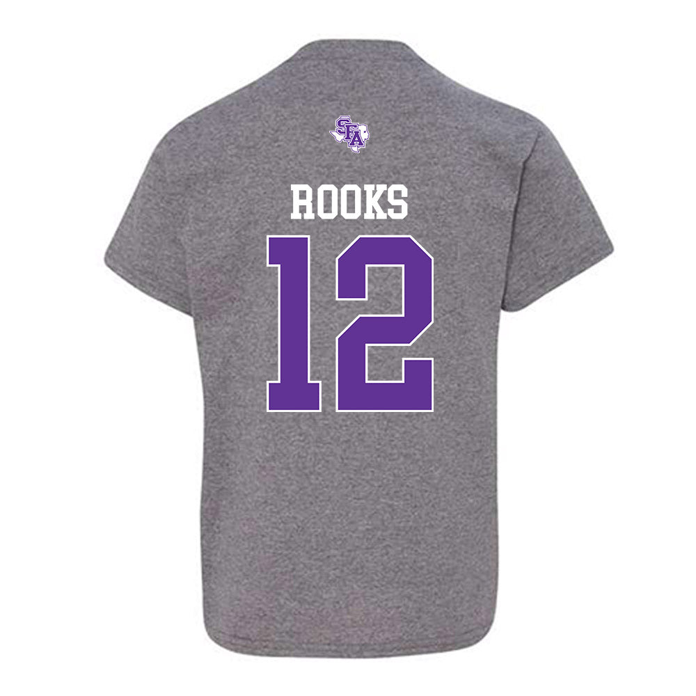 SFA - NCAA Football : Jacob Rooks - Youth T-Shirt-1