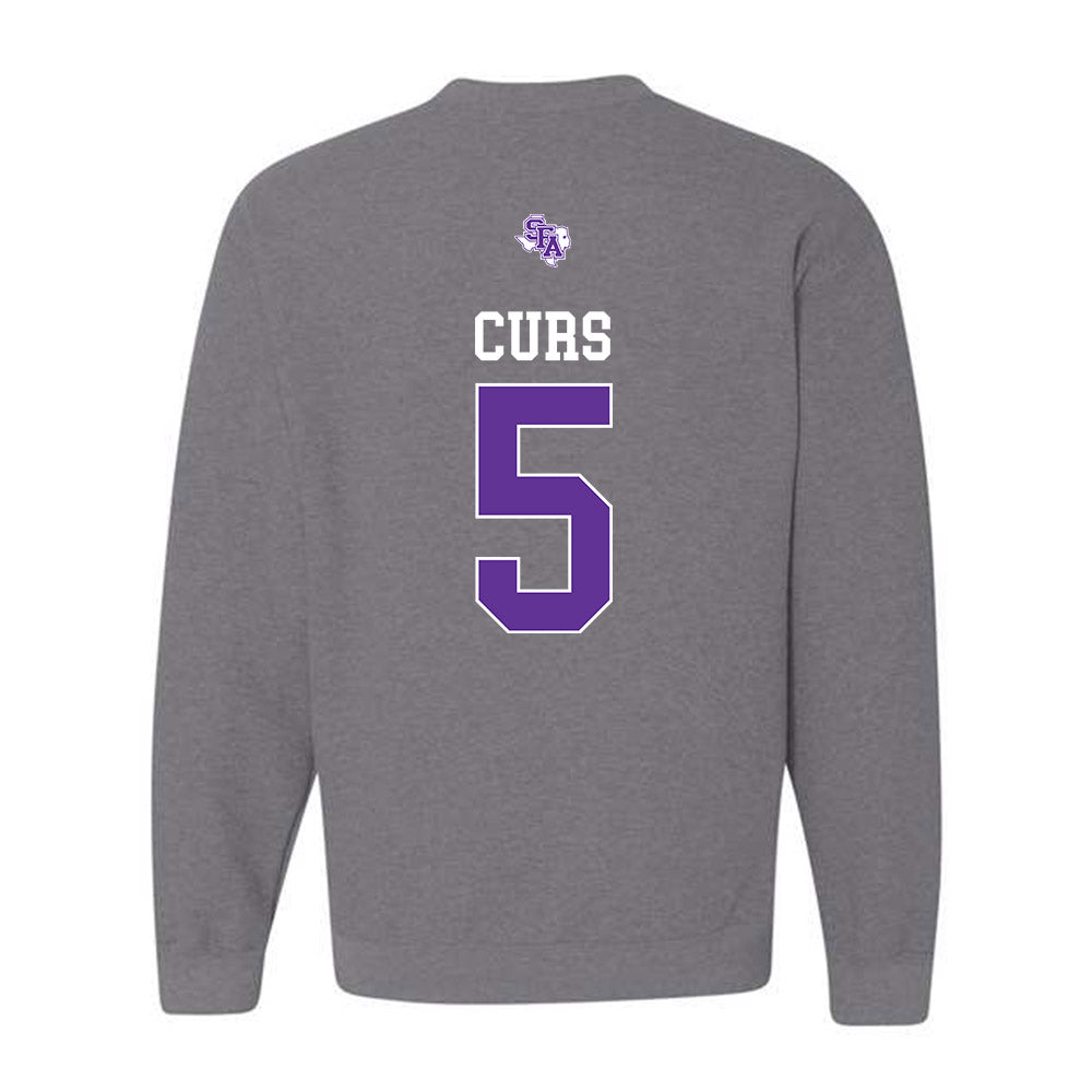 SFA - NCAA Baseball : River Curs - Crewneck Sweatshirt-1