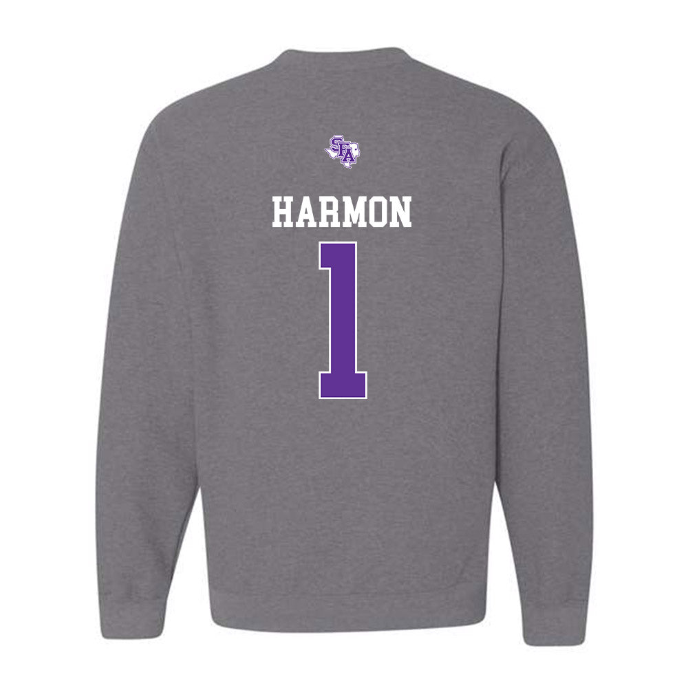 SFA - NCAA Football : Bruce Harmon - Crewneck Sweatshirt-1