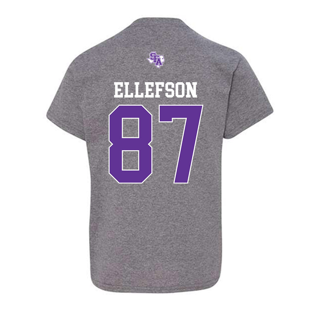 SFA - NCAA Football : Riley Ellefson - Youth T-Shirt-1