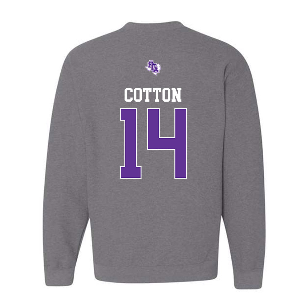 SFA - NCAA Football : Josiah Cotton - Crewneck Sweatshirt-1