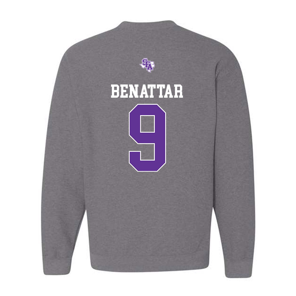 SFA - NCAA Baseball : Jackson Benattar - Crewneck Sweatshirt-1