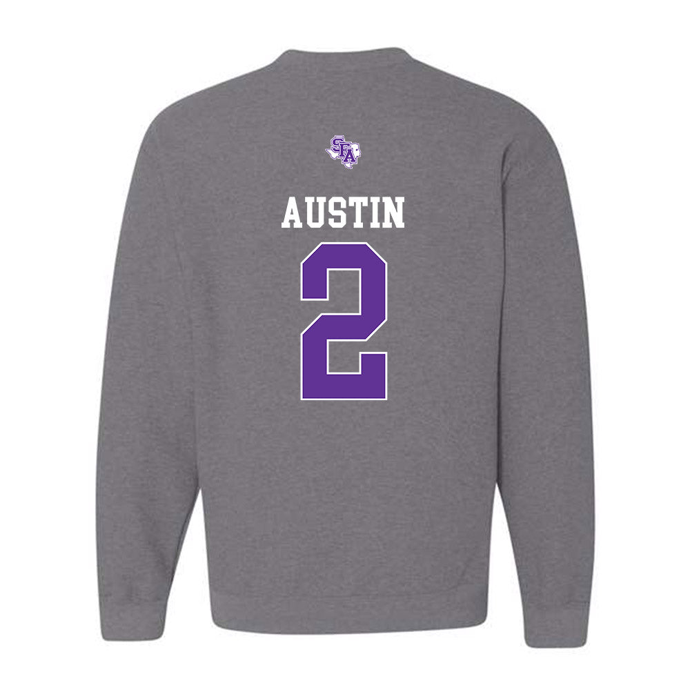 SFA - NCAA Football : Aaron Austin - Crewneck Sweatshirt-1