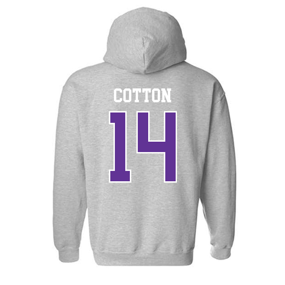 SFA - NCAA Football : Josiah Cotton - Hooded Sweatshirt-1
