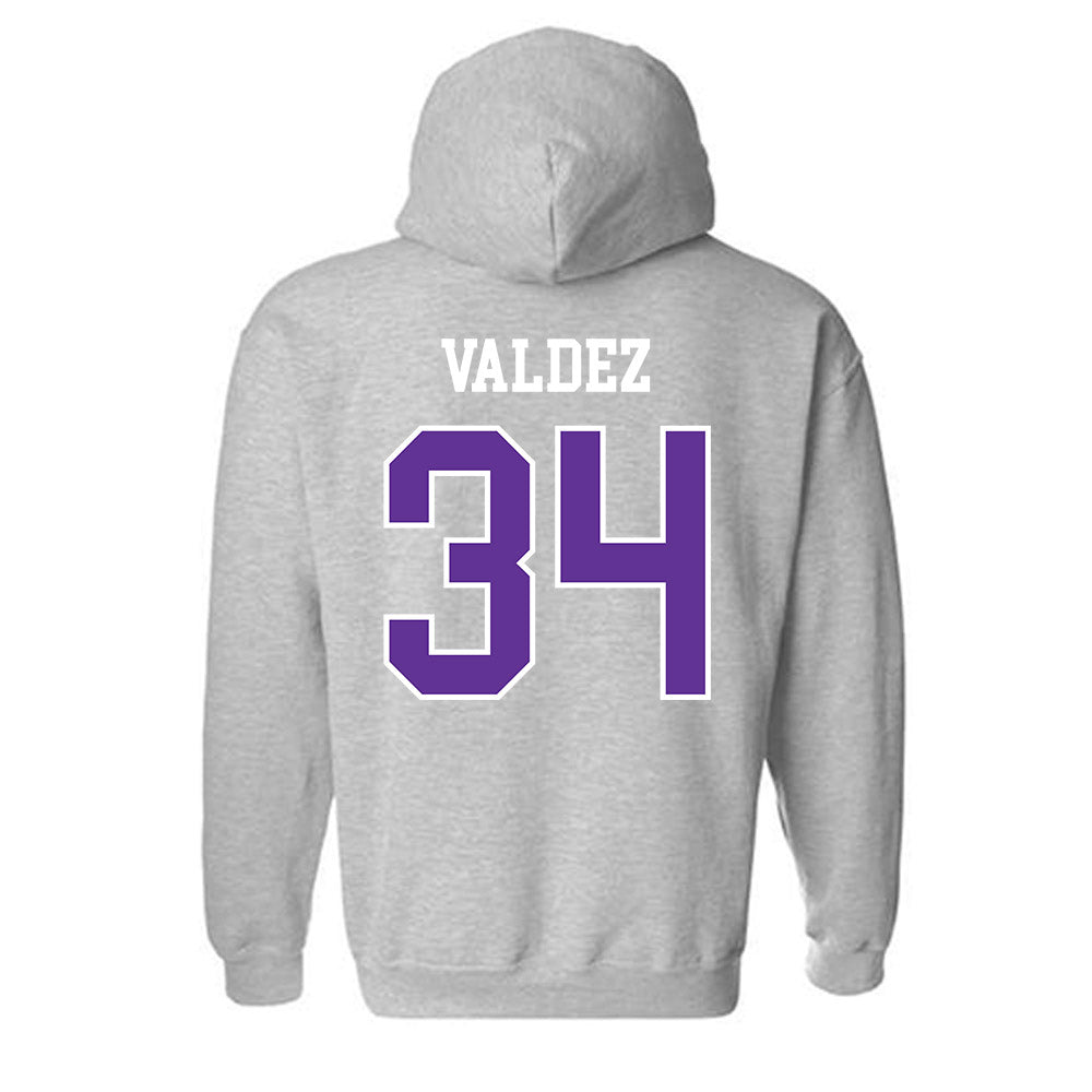 SFA - NCAA Baseball : Jonathan Valdez - Hooded Sweatshirt-1