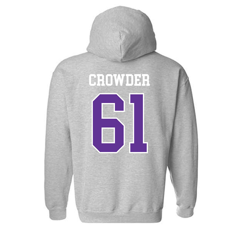 SFA - NCAA Football : Jason Crowder - Hooded Sweatshirt-1