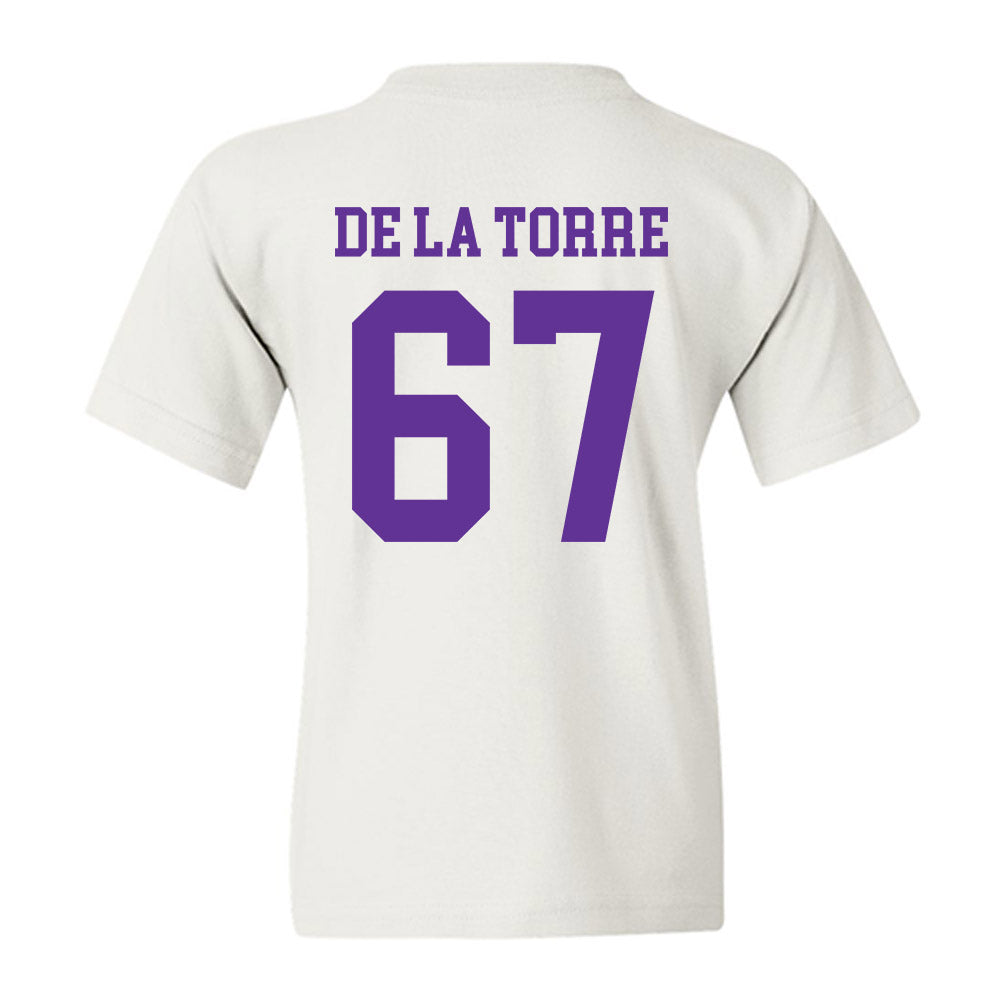 SFA - NCAA Football : Kolt De La Torre - Youth T-Shirt-1
