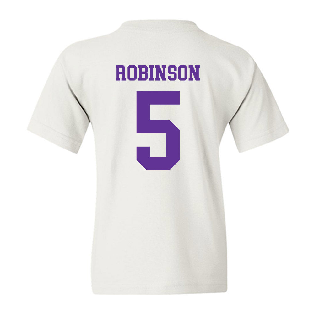 SFA - NCAA Women's Soccer : Rachel Robinson - Youth T-Shirt-1
