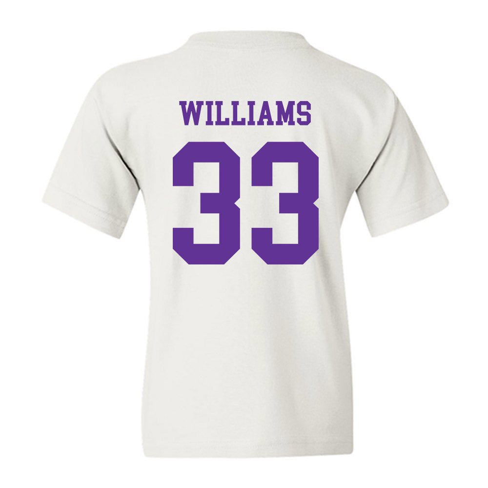 SFA - NCAA Football : Malachi Williams - Youth T-Shirt-1