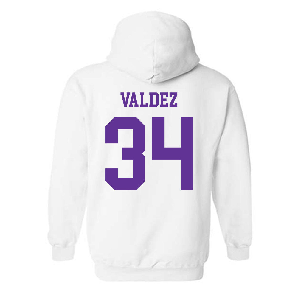 SFA - NCAA Baseball : Jonathan Valdez - Hooded Sweatshirt-1
