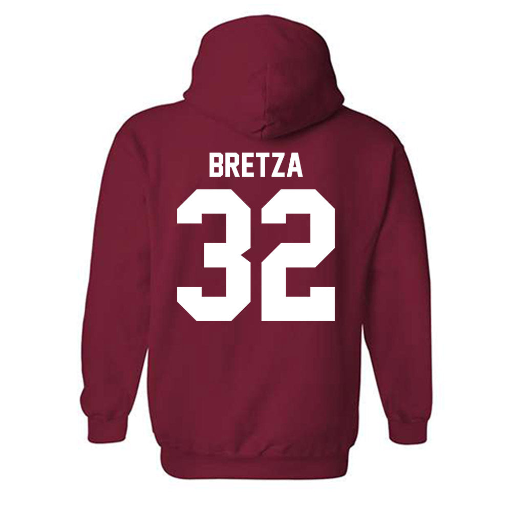 Ball State - NCAA Baseball : Zander Bretza - Hooded Sweatshirt-1