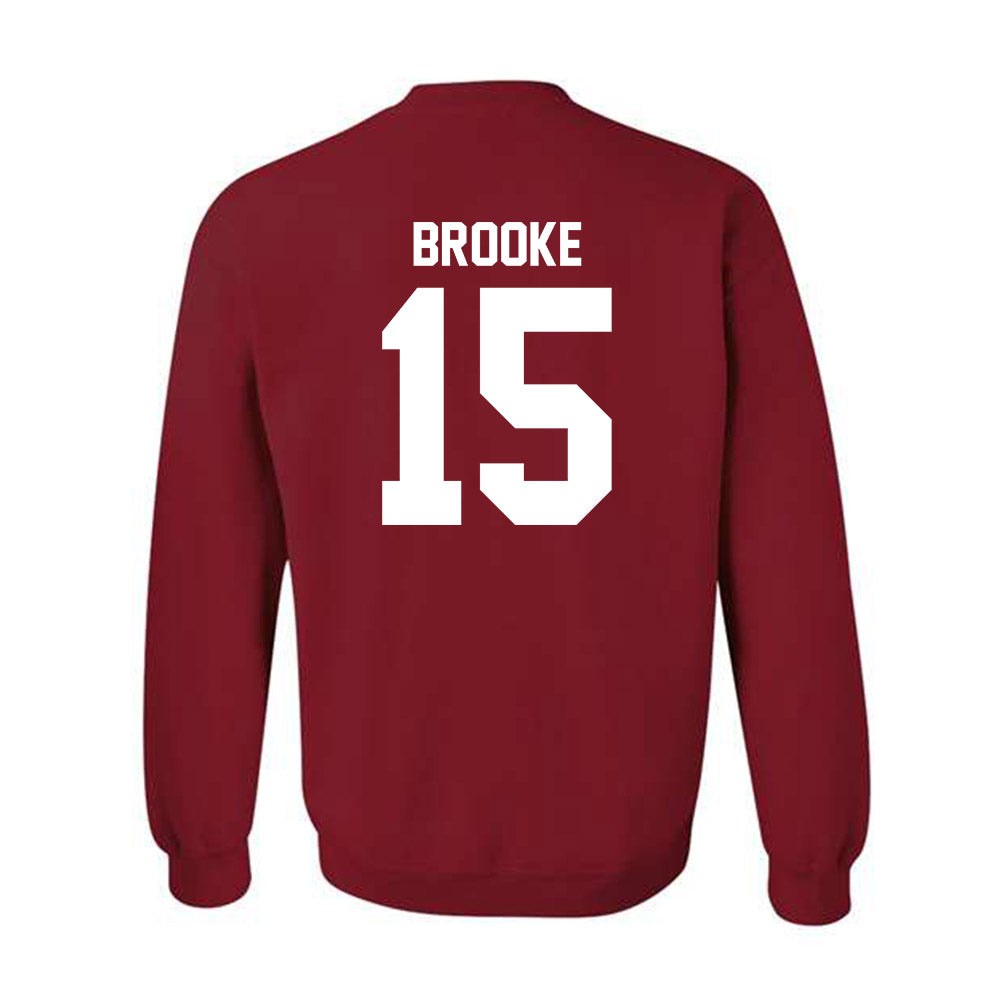 Ball State - NCAA Women's Basketball : Ashlynn Brooke - Crewneck Sweatshirt-1