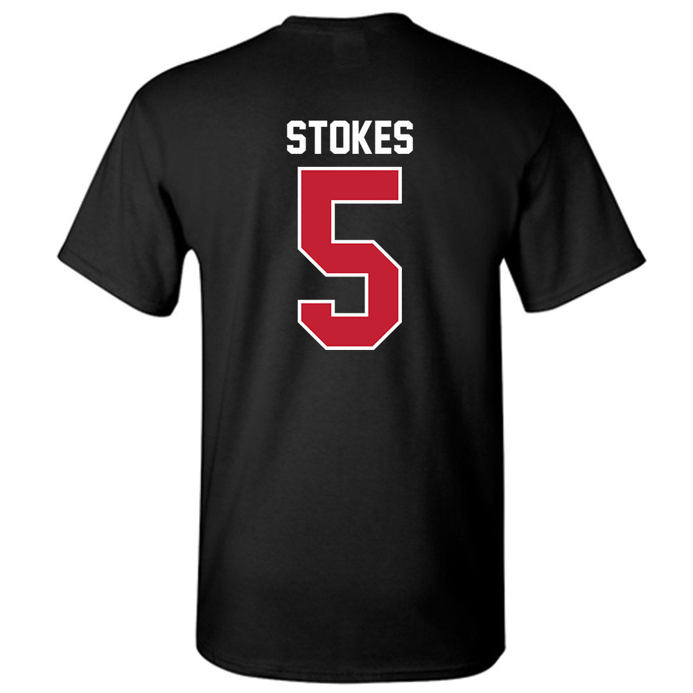 Ball State - NCAA Baseball : Taber Stokes - T-Shirt-1