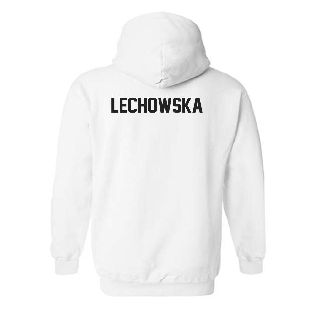 Ball State - NCAA Women's Swimming & Diving : Magdalena Lechowska - Hooded Sweatshirt-1