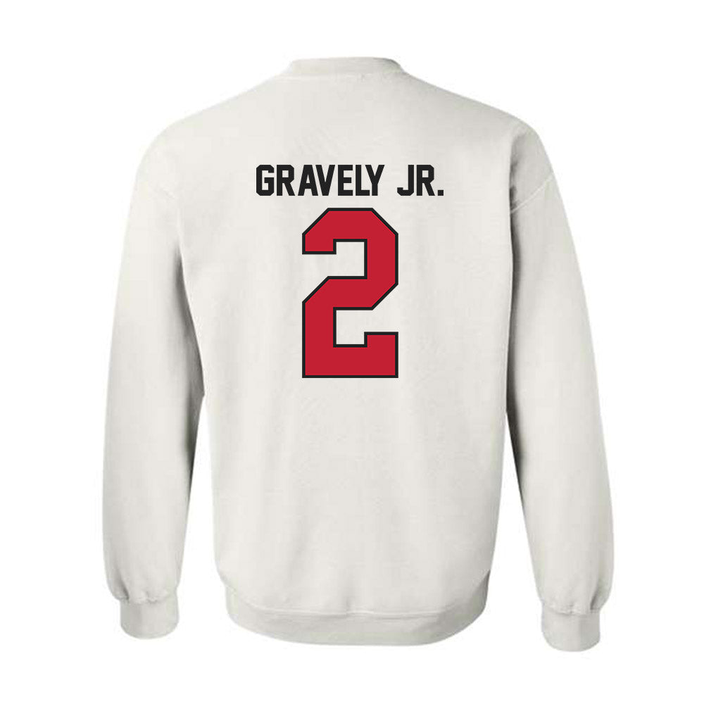 Ball State - NCAA Football : Michael Gravely Jr. - Crewneck Sweatshirt-1