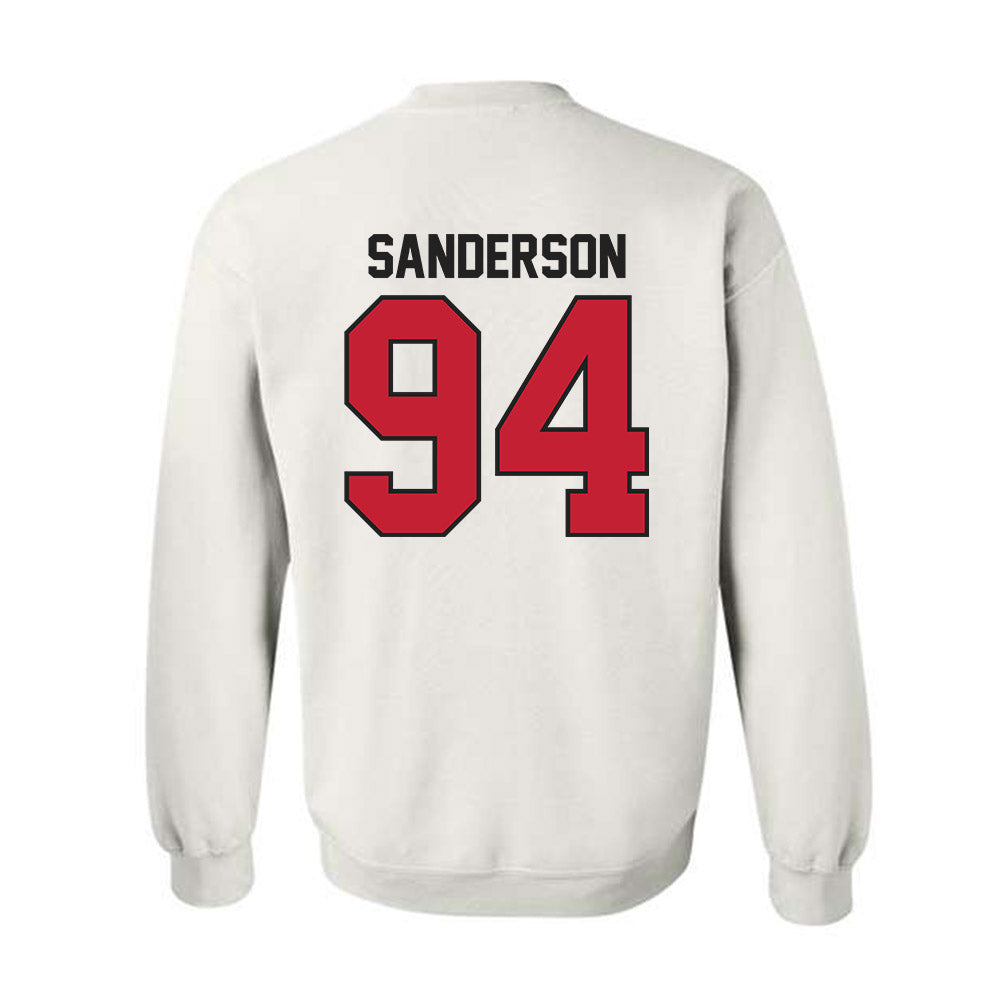 Ball State - NCAA Football : Hunter Sanderson - Crewneck Sweatshirt-1