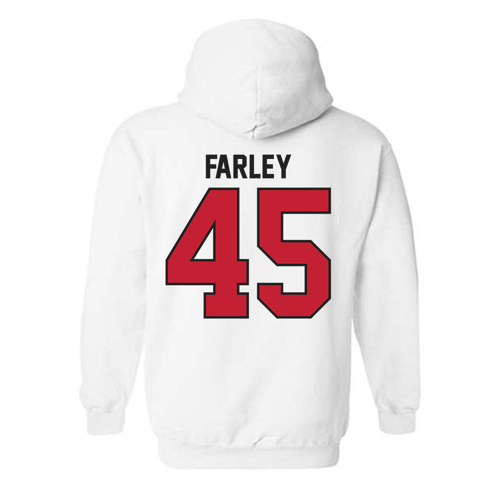 Ball State - NCAA Men's Basketball : Alex Farley - Hooded Sweatshirt-1