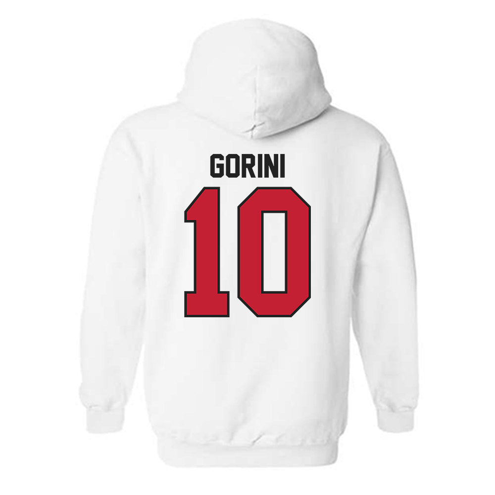Ball State - NCAA Women's Basketball : Giorgia Gorini - Hooded Sweatshirt-1