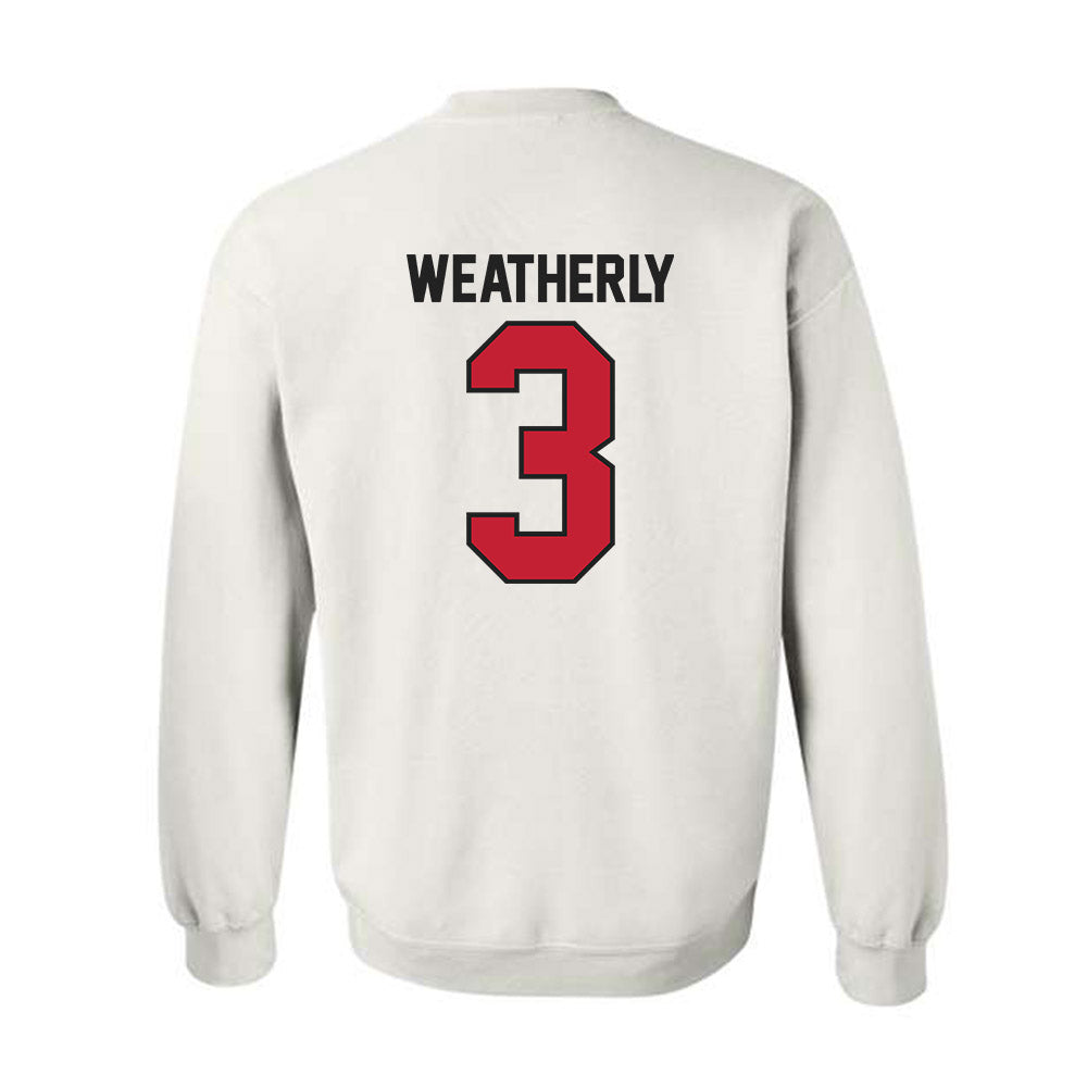 Ball State - NCAA Football : Eric Weatherly - Crewneck Sweatshirt-1