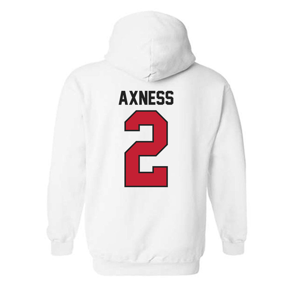Ball State - NCAA Women's Volleyball : Reese Axness - Hooded Sweatshirt-1