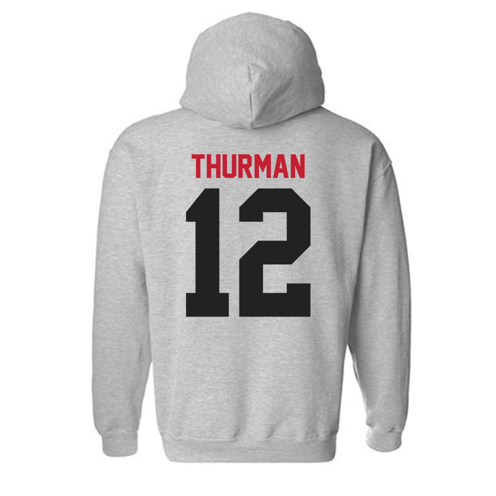 Ball State - NCAA Softball : Jordyn Thurman - Hooded Sweatshirt-1
