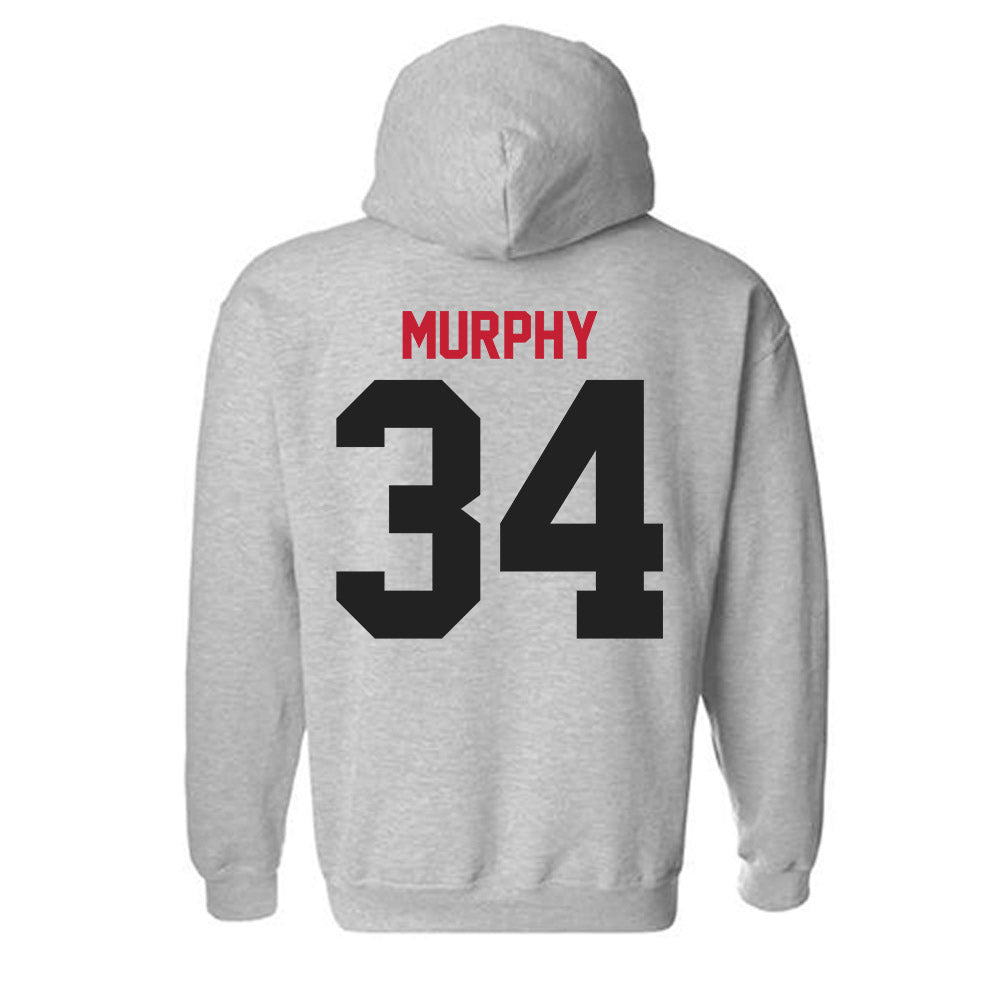 Ball State - NCAA Baseball : Trent Murphy - Hooded Sweatshirt-1