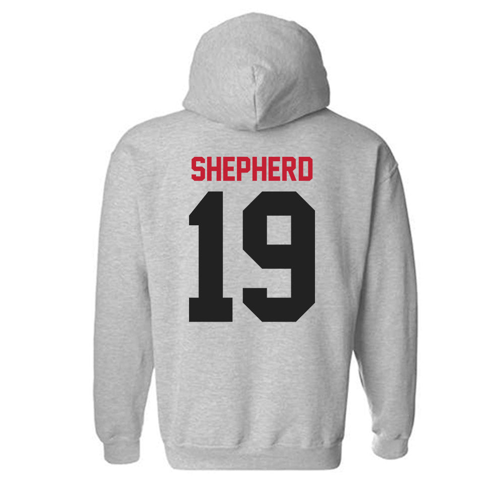 Ball State - NCAA Football : Deondre Shepherd - Hooded Sweatshirt-1