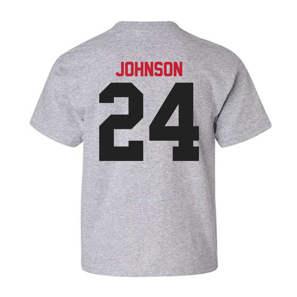 Ball State - NCAA Baseball : Keegan Johnson - Youth T-Shirt-1