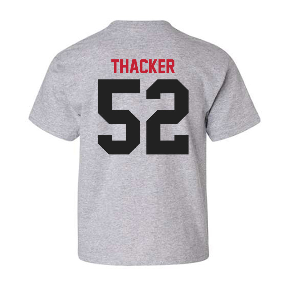 Ball State - NCAA Football : Michael Thacker - Youth T-Shirt-1