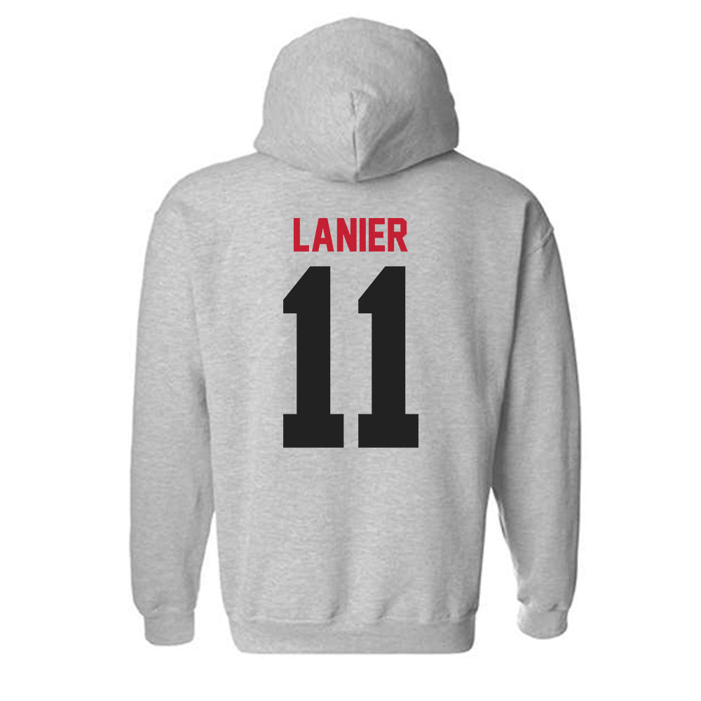 Ball State - NCAA Football : Donovan Lanier - Hooded Sweatshirt-1