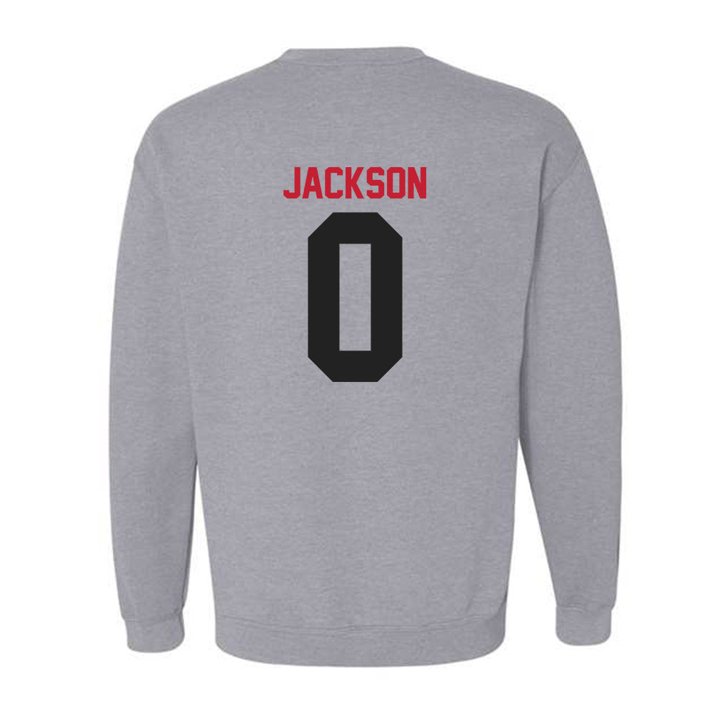 Ball State - NCAA Football : Elijah Jackson - Crewneck Sweatshirt-1