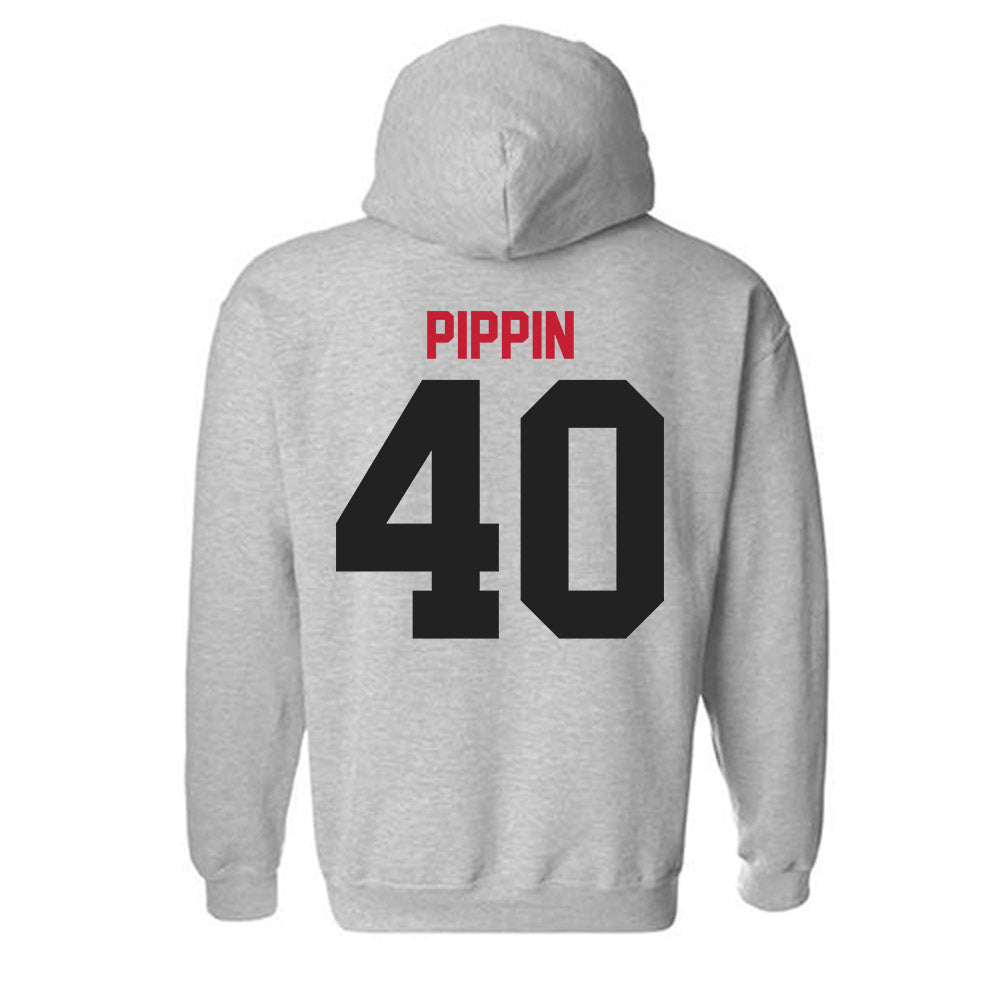 Ball State - NCAA Football : DC Pippin - Hooded Sweatshirt-1