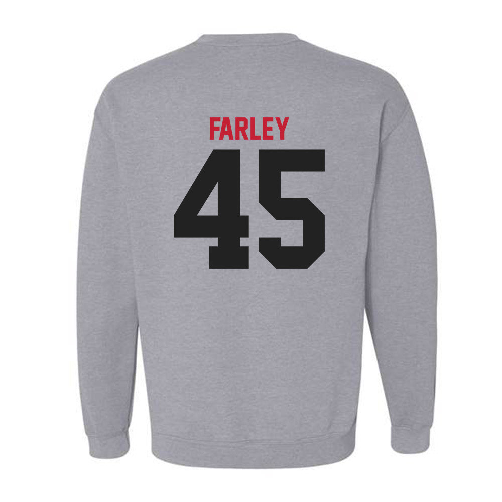Ball State - NCAA Men's Basketball : Alex Farley - Crewneck Sweatshirt-1