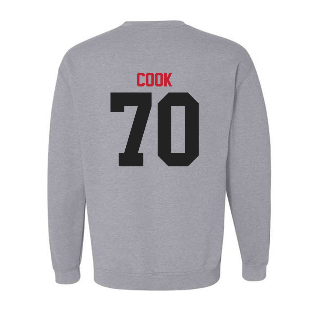 Ball State - NCAA Football : Tristan Cook - Crewneck Sweatshirt-1