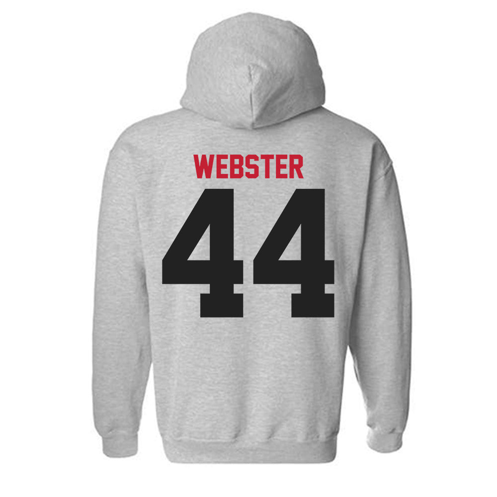 Ball State - NCAA Football : Maximus Webster - Hooded Sweatshirt-1